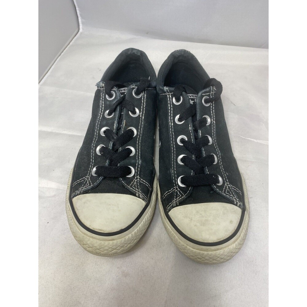 Converse Chuck Taylor all stars low street black 626090F kids size 4y - Picture 6 of 8